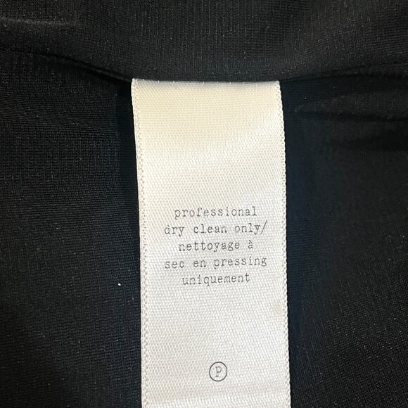 Rag & Bone Ribbed Stretch Black Bodycon Long Sleeve Dress Size 2 - Picture 9 of 9